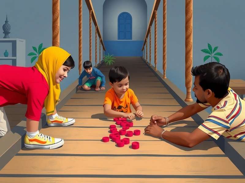 Young Indian bridge players competing in a tournament