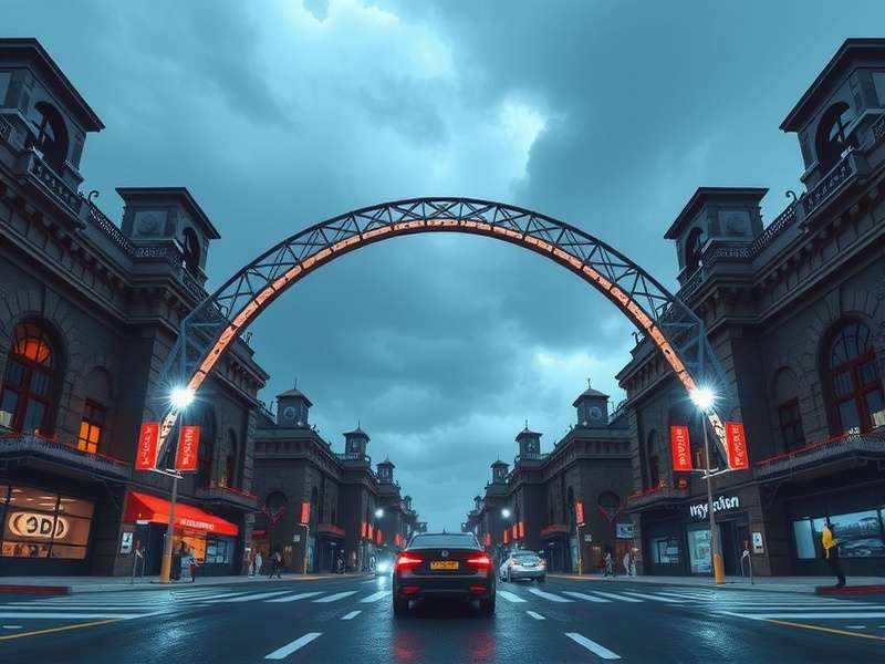 Close-up visual diagram of a three-unit dental bridge on a model