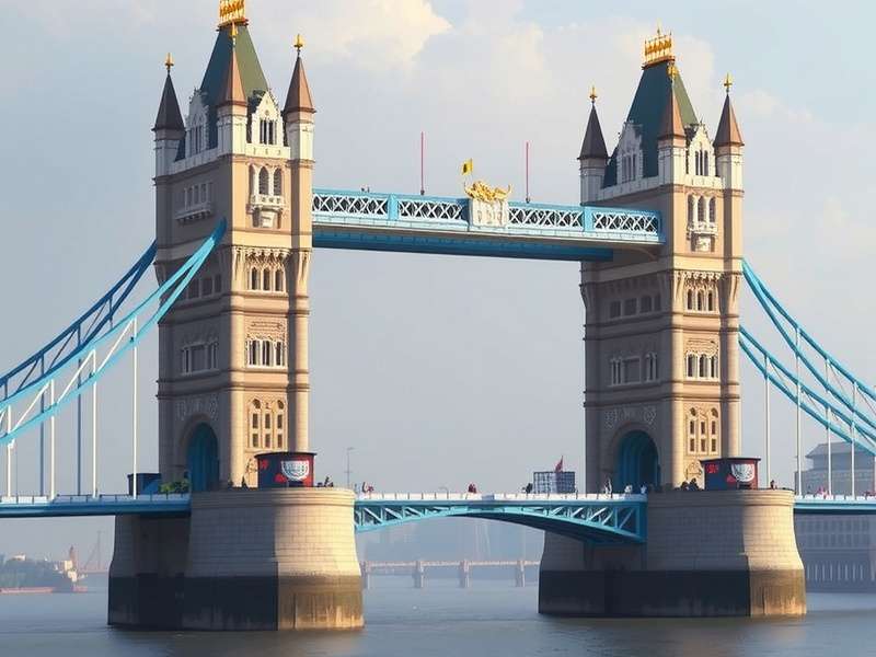 Tower Bridge London over River Thames