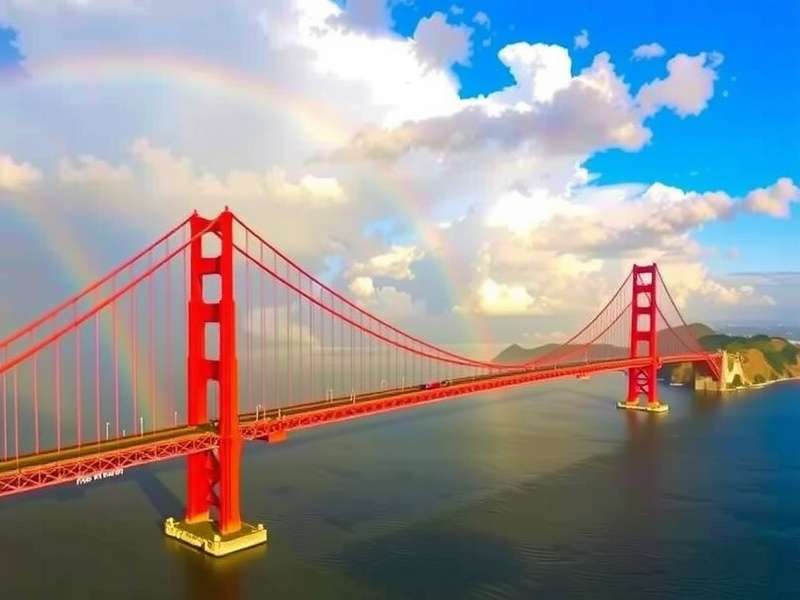 Rainbow Bridge Tokyo Bay Japan illuminated at night with city lights reflecting on water