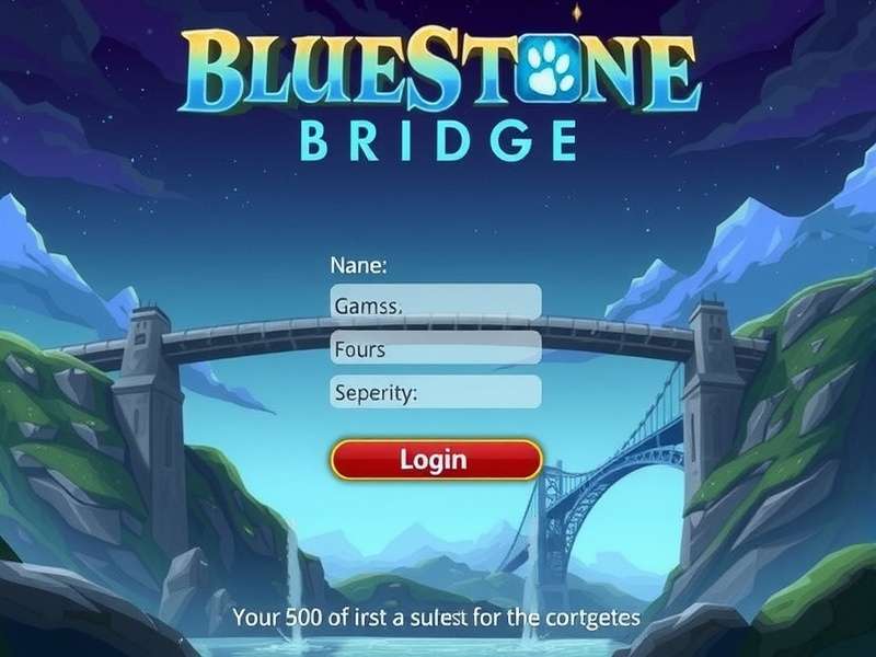 Bluestone Bridge login dashboard showing game tables and player profiles