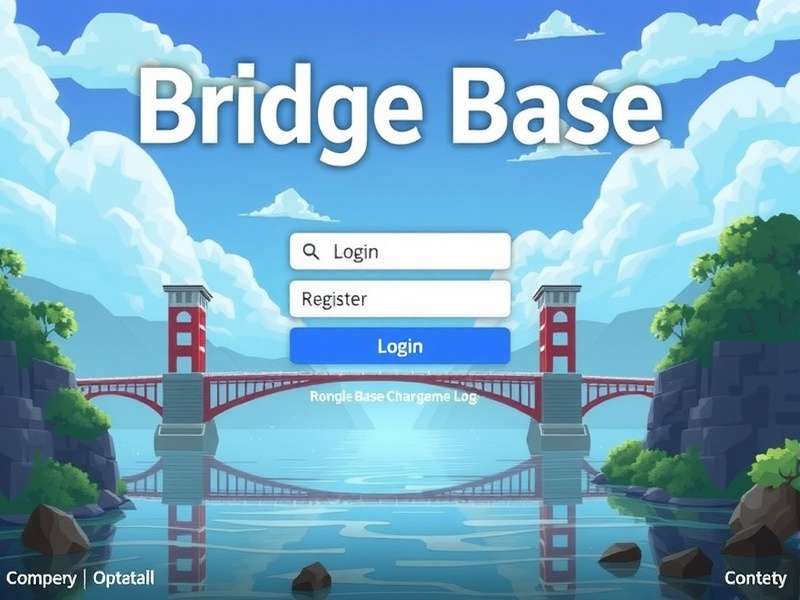 Bridge Base Online interface showing login and register screen with card table background